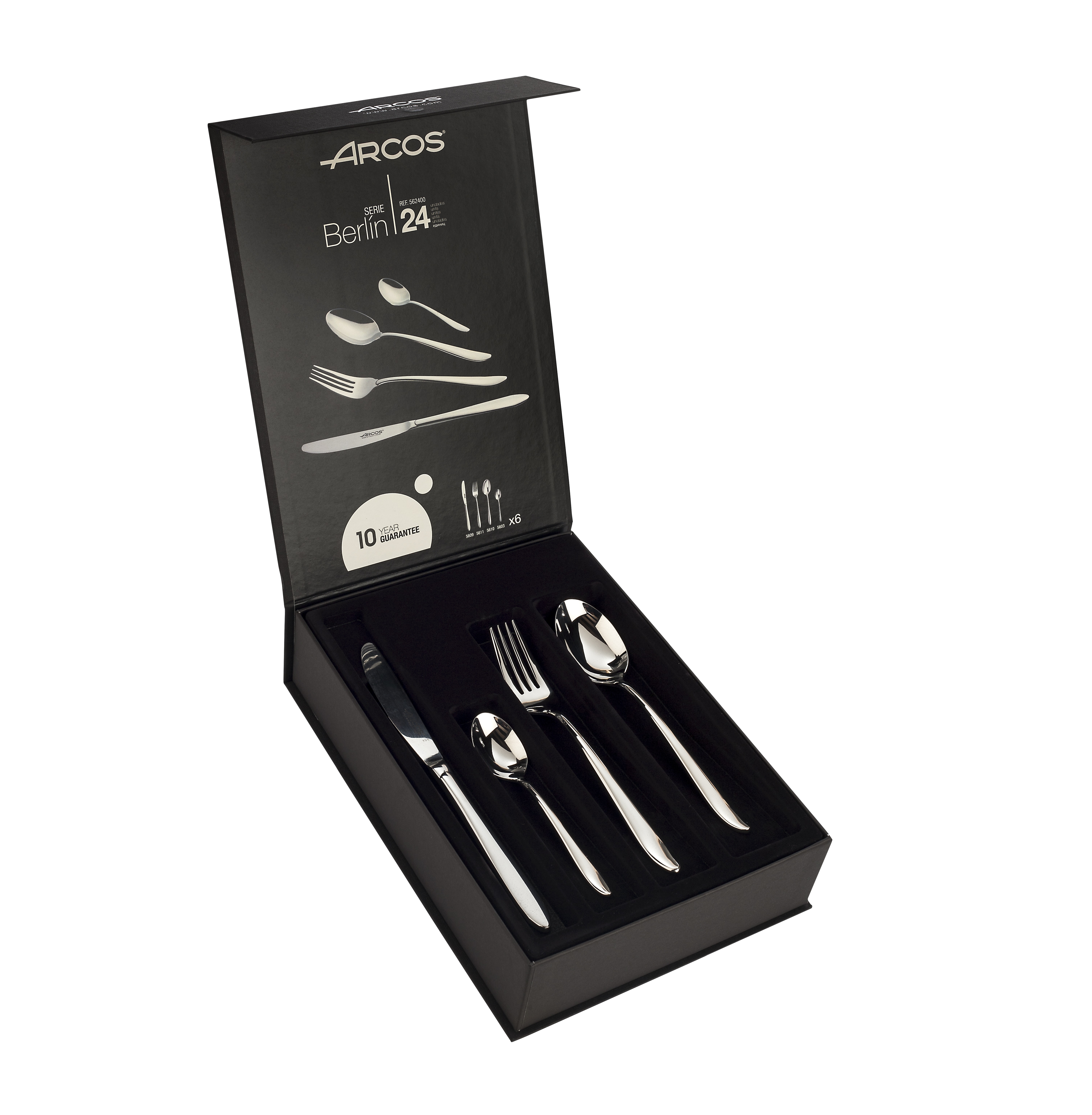 Set di posate in acciaio inox Arcos Berlin da 24 pezzi