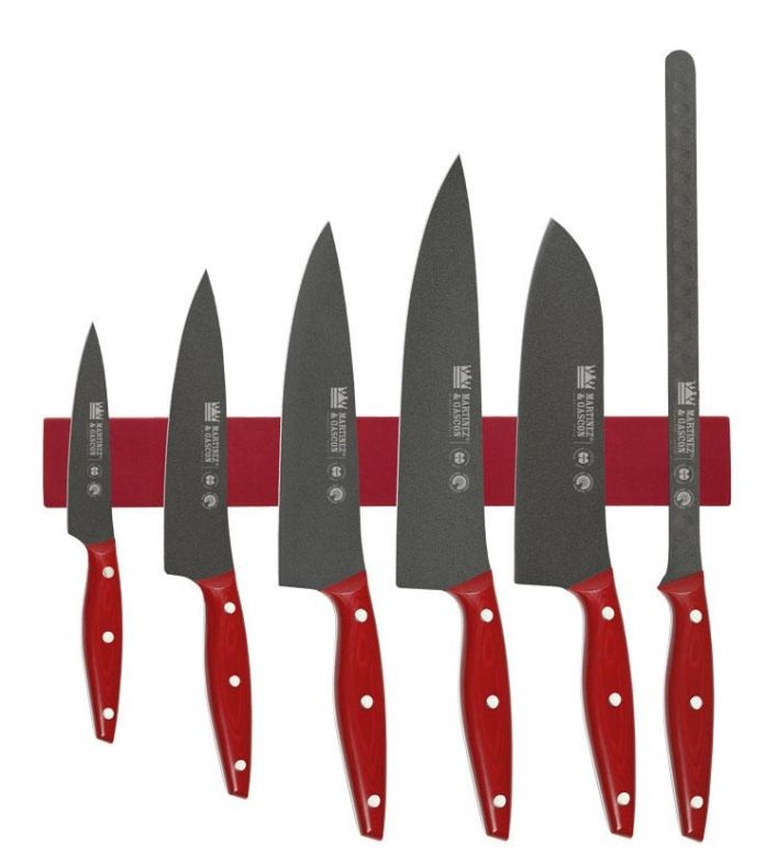 Set Magnete Martínez y Gascón con 6 Coltelli da Chef in Teflon e ...