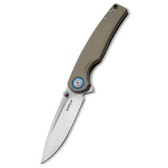 Sportliches taschenmesser mit linienarretierung