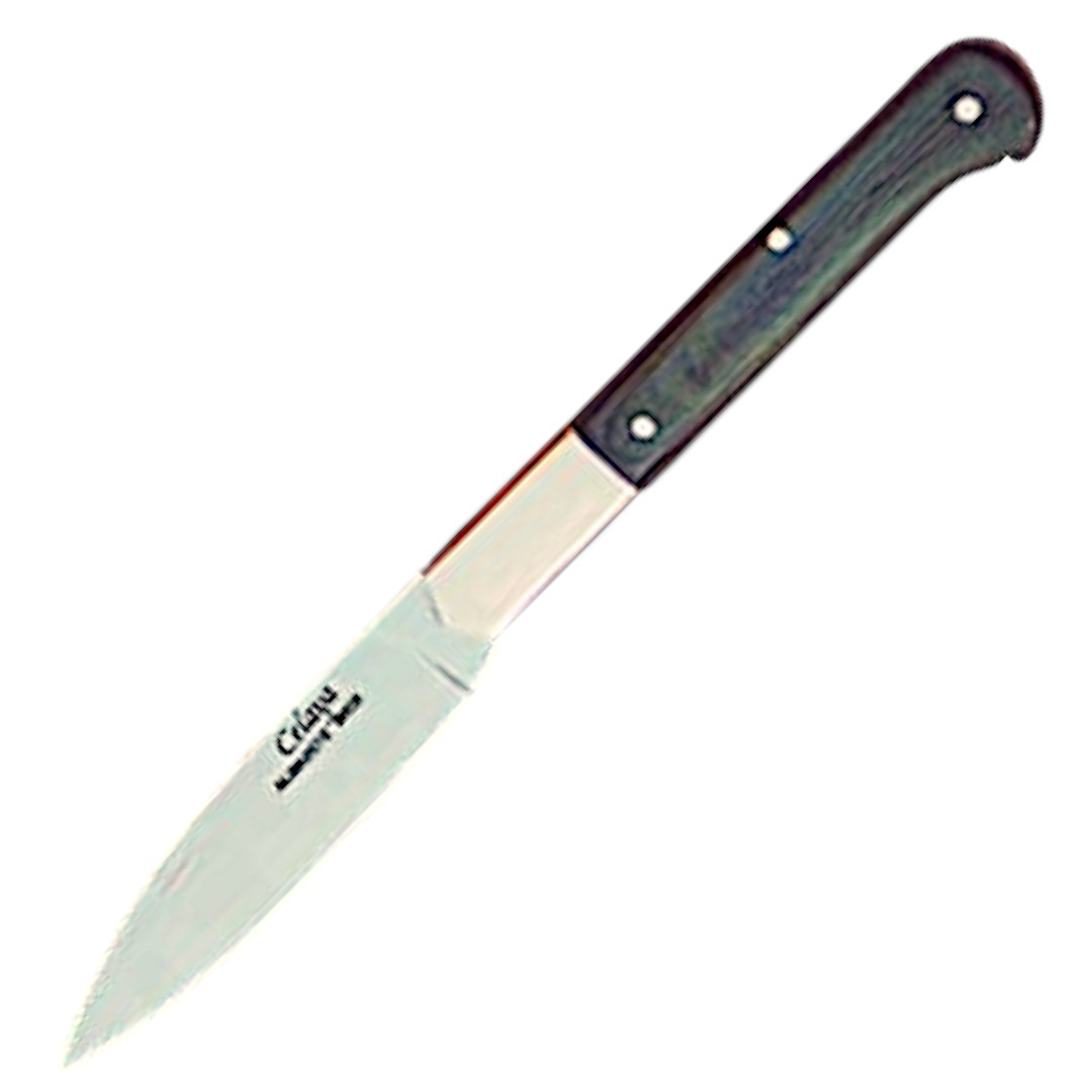 Coltello classico Cabritera con manico in legno verde e lama da 9...