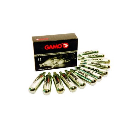 Boîte de 12 charges de CO2 Gamo de 12 g
