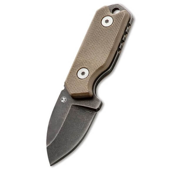 Kleines mehrzweck messer mit klinge aus rostfreiem stahl