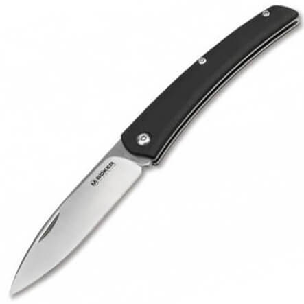 EDC pocket knife with stainless steel blade and clip