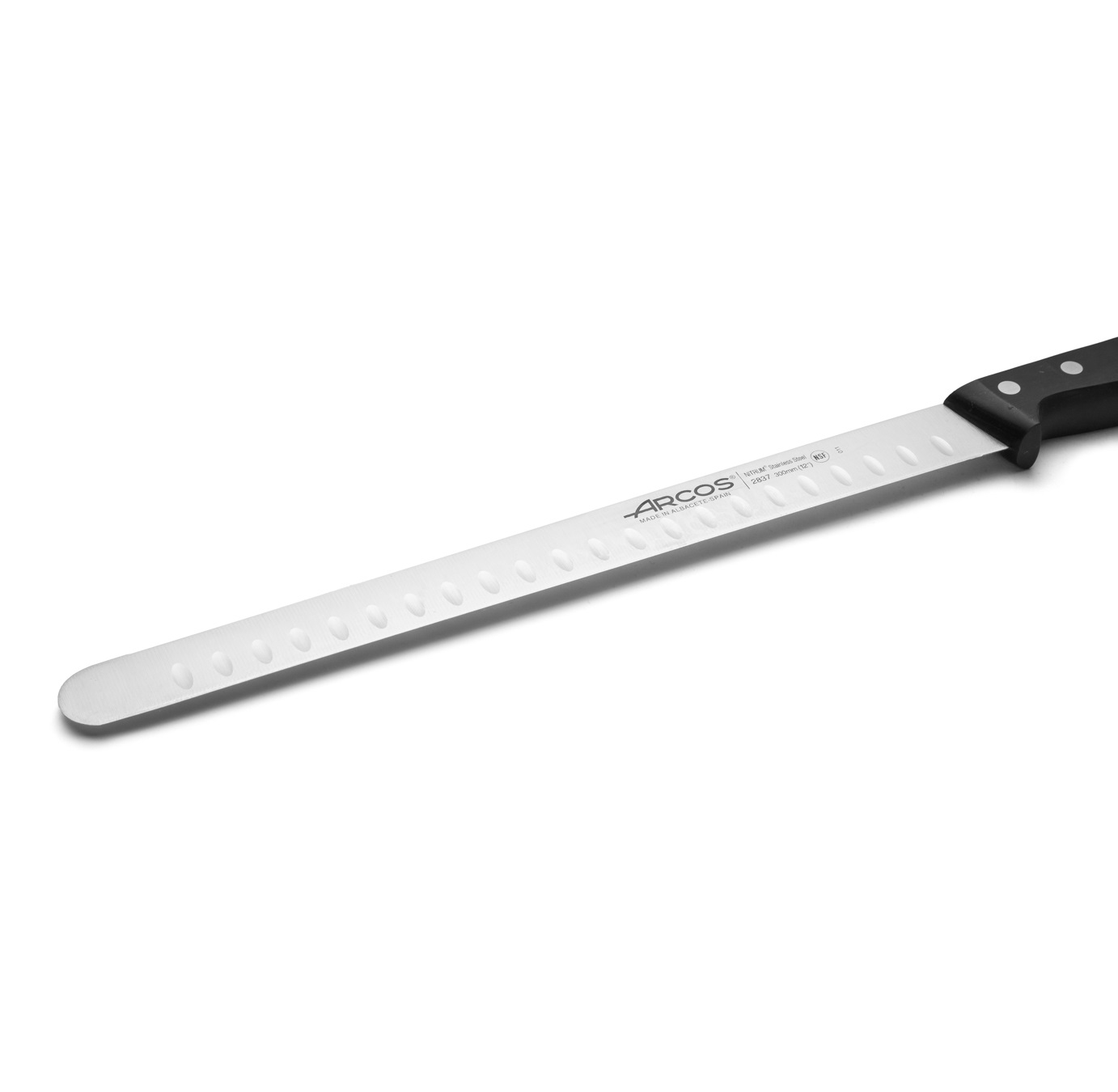 Faca Arcos para Salmão com lâmina de 30 cm de largura, Série Universal, com cabo em polioximetileno