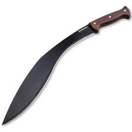 Machete Kukri com lamina com revestimento anticorrosivo