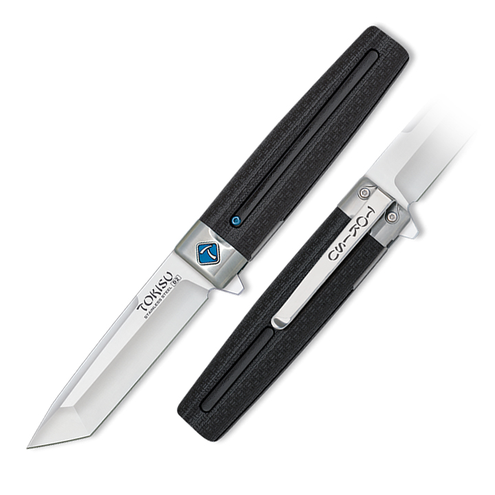 Tokisu sports pocket knife with stainless steel blade