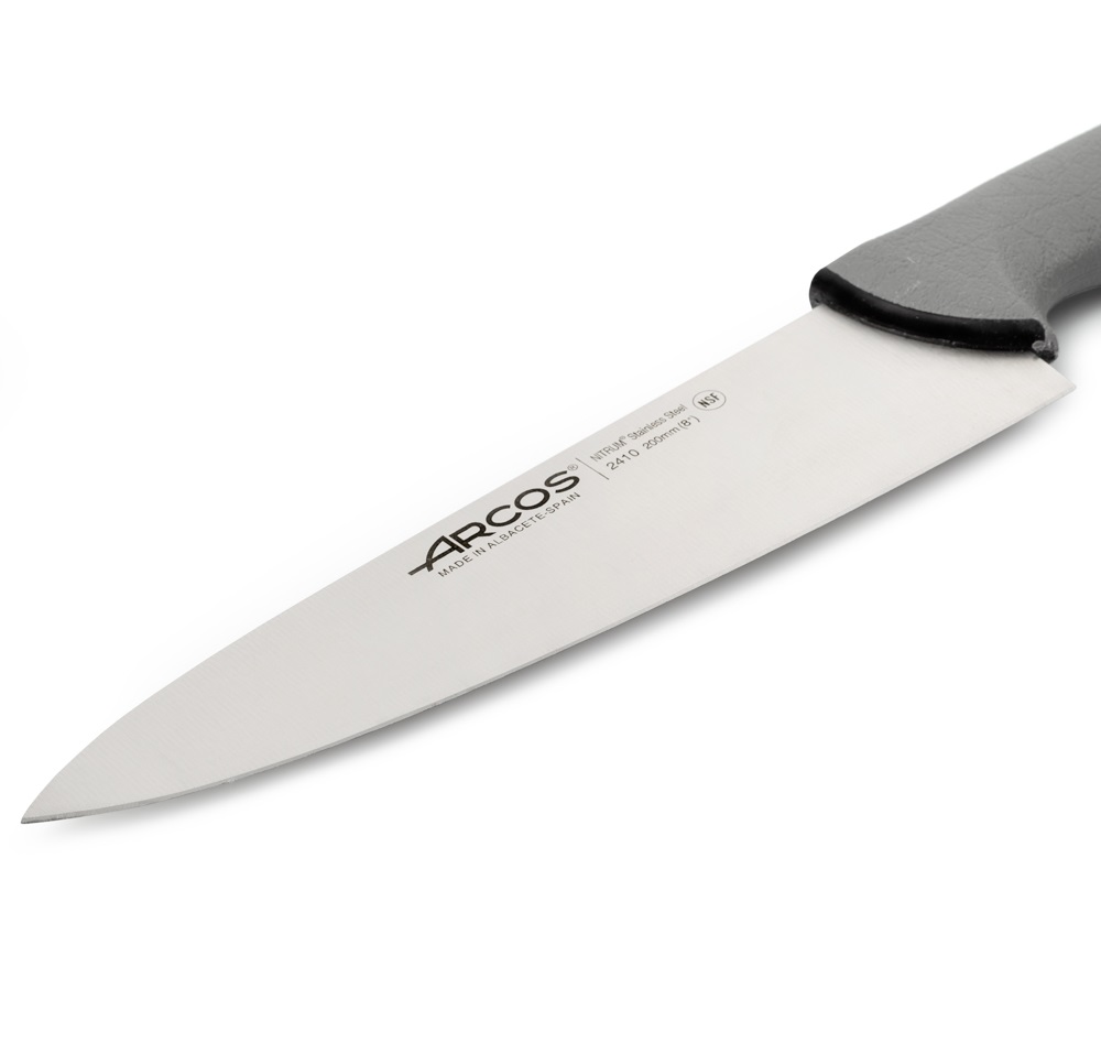 Arcos chef's knife with a 20 cm blade and a black double-injection handle
