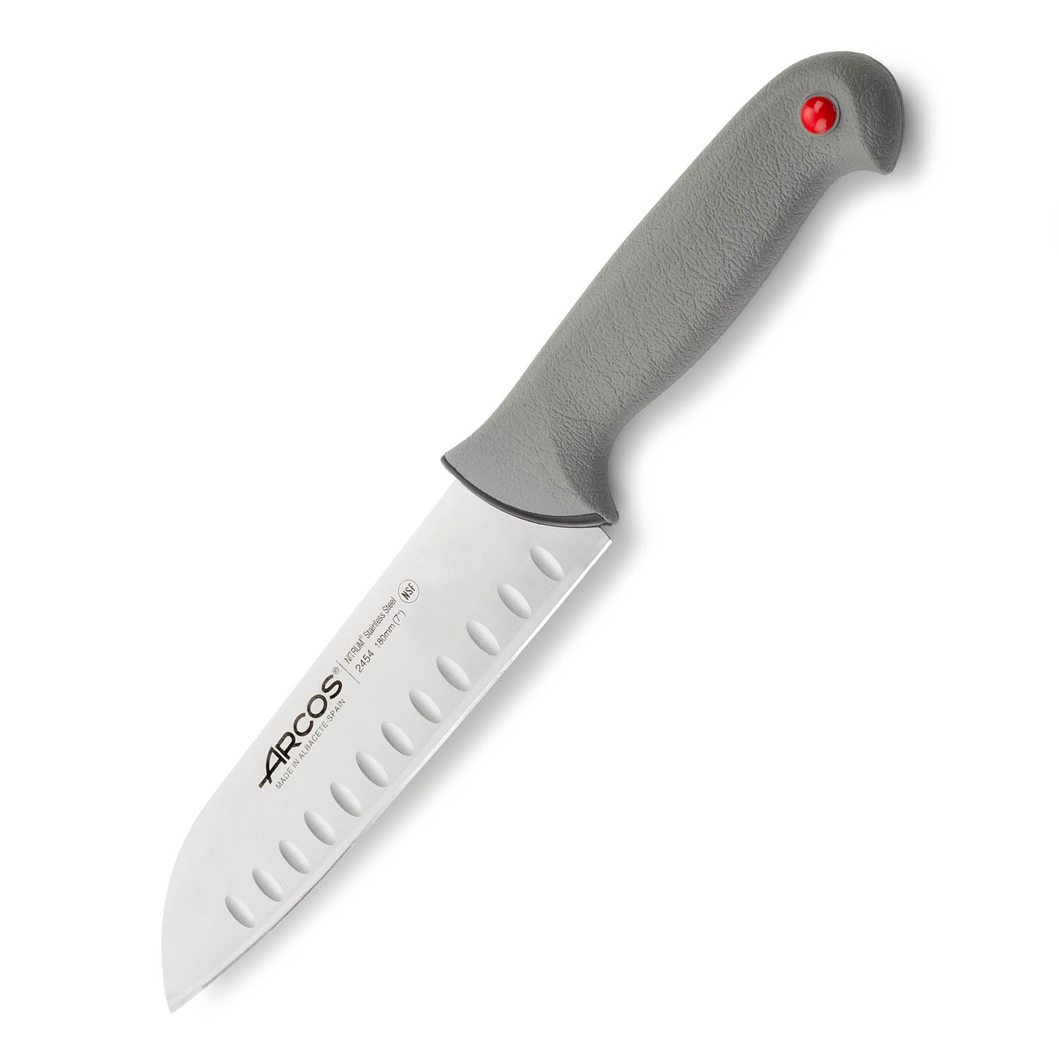 Arcos Japanese Santoku Knife with 18cm Blade, Colour Prof, Double...