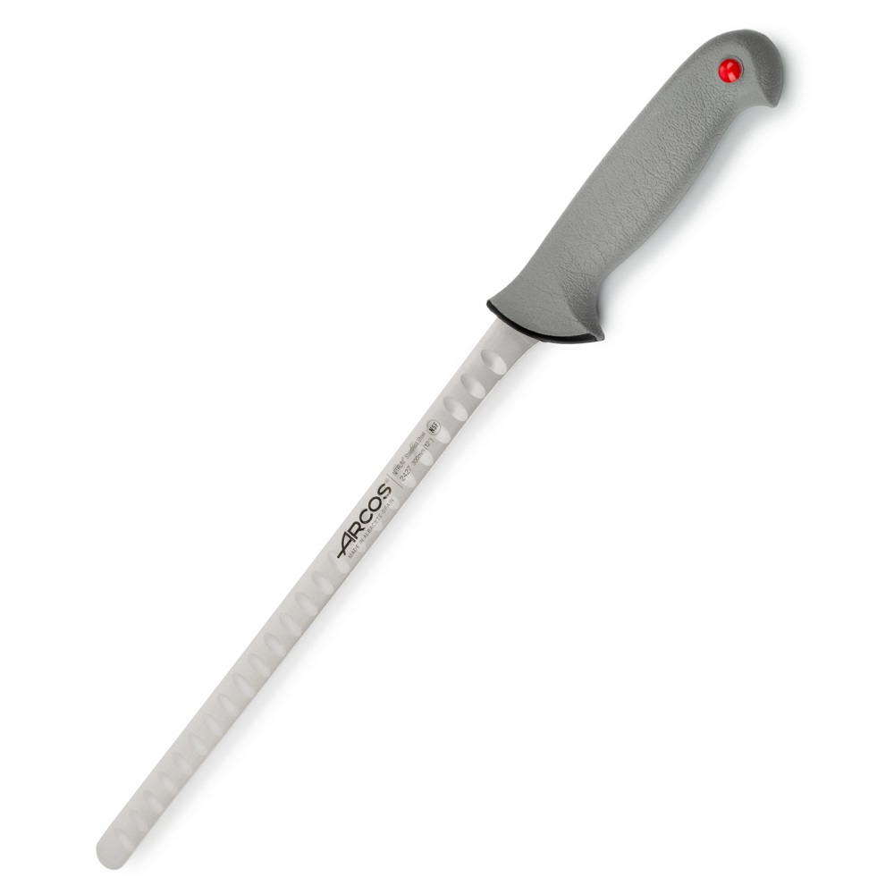 Arcos round-tip ham knife with a 30 cm hollow-edged blade, Colour...