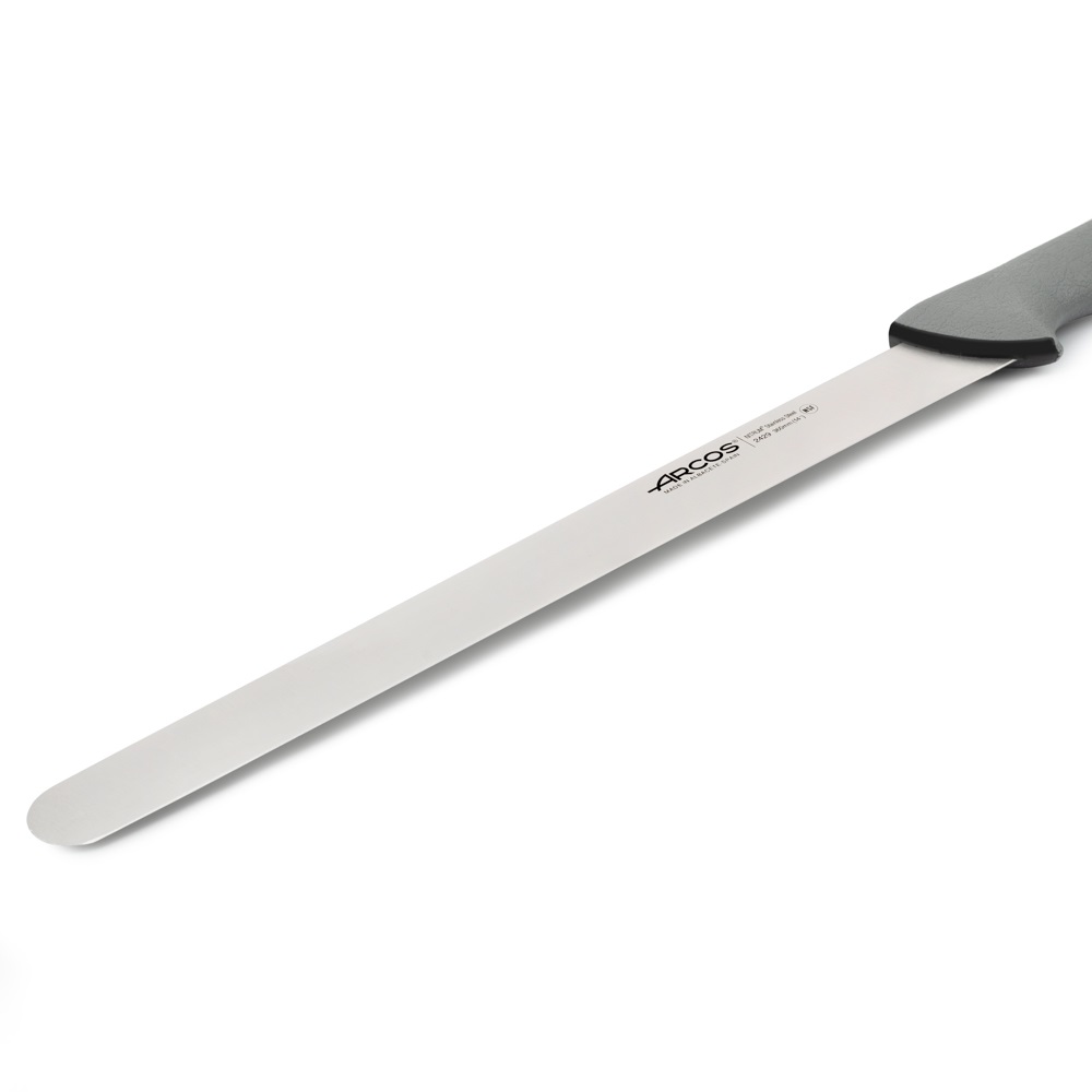Arcos cold meat knife with a 36 cm blade and a grey double-injection handle