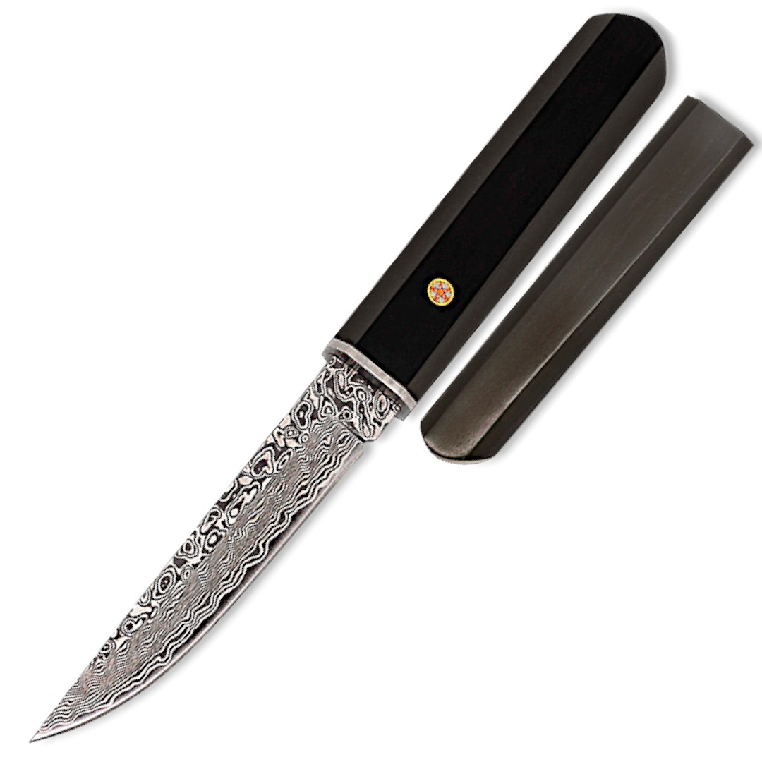 Knife with 11cm Damascus blade