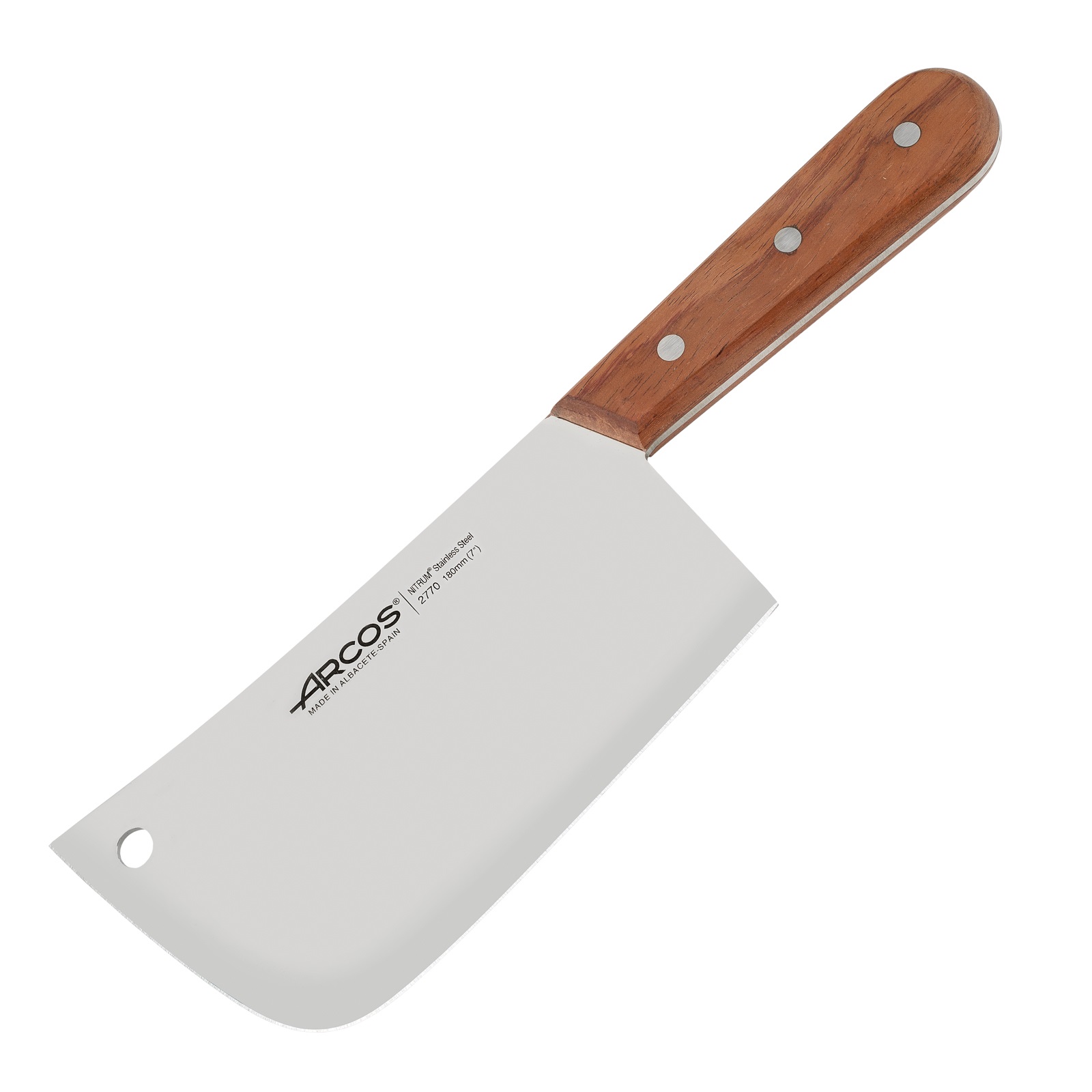 Arcos Atlántico butcher's cleaver with wooden handle and 180 mm b...