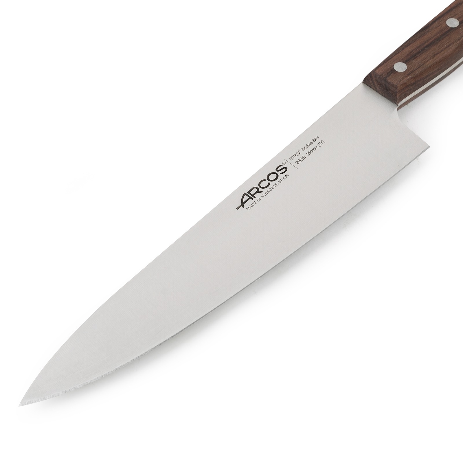 Arcos Atlántico chef's knife with rosewood handle and 250 mm blade