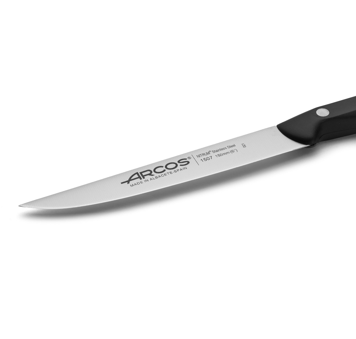 Arcos Maitre kitchen knife with black polypropylene handle and 150 mm blade