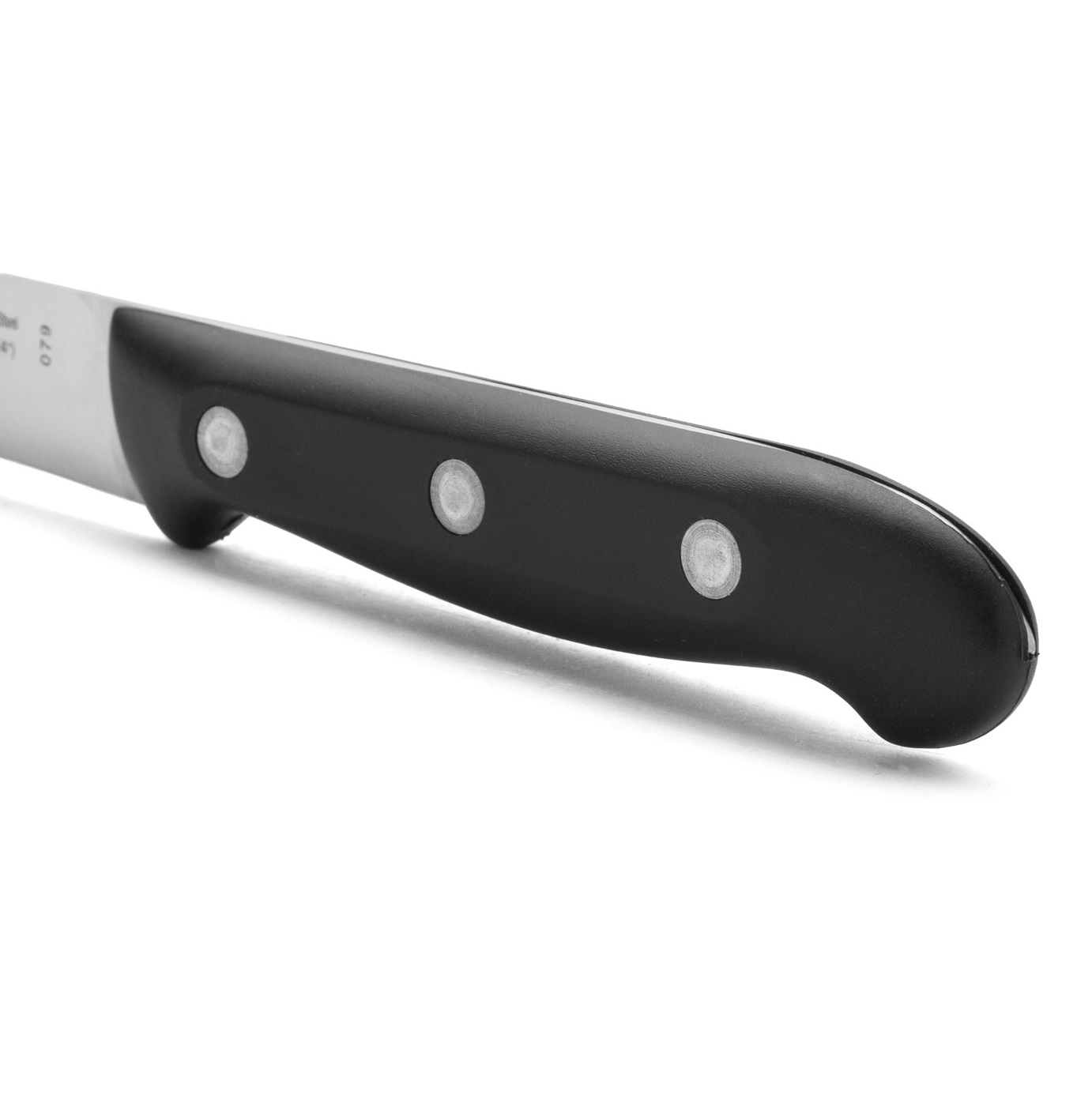 Arcos Maitre vegetable knife with black polypropylene handle and 100 mm blade