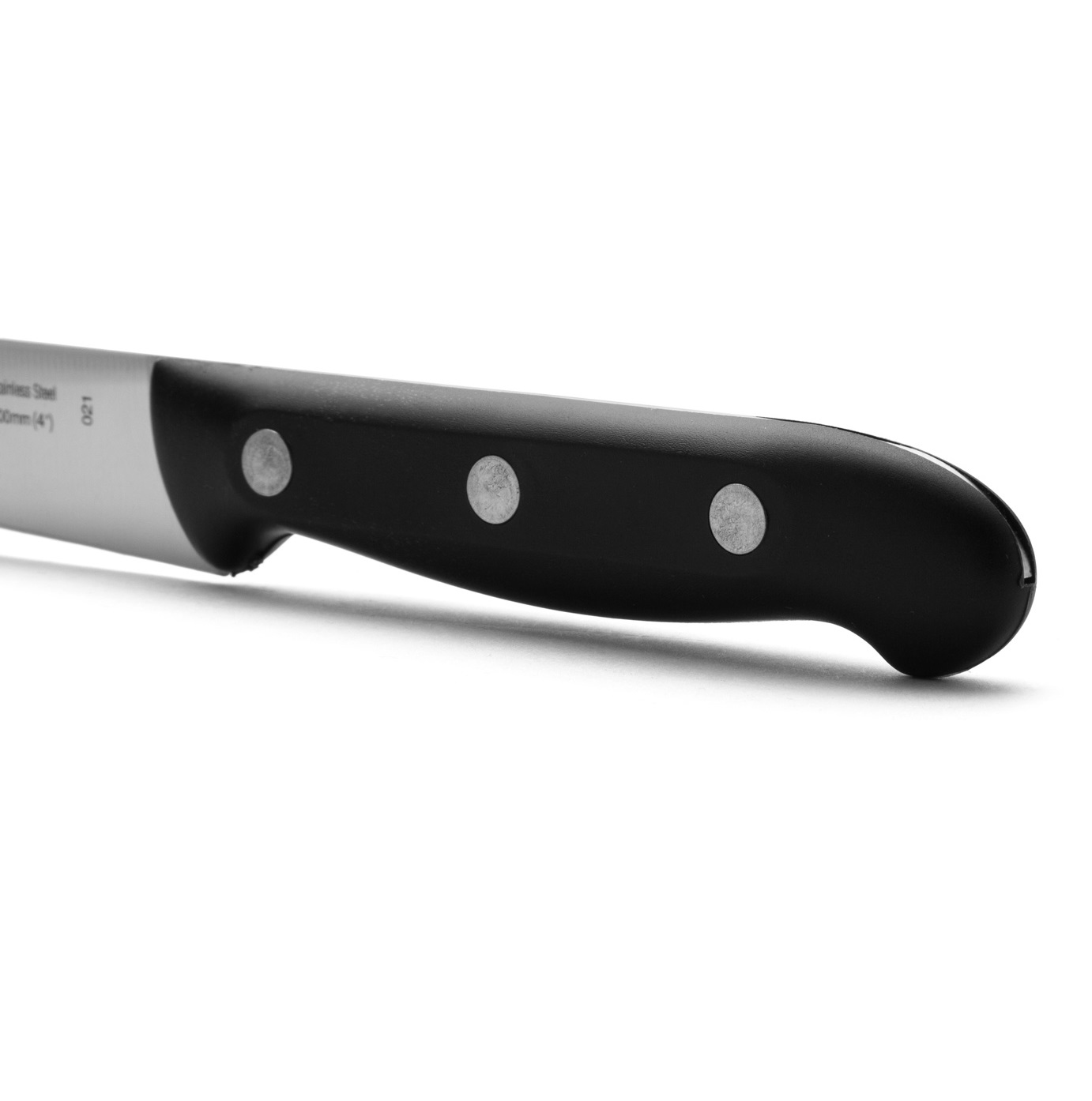 Arcos Maitre paring knife with black polypropylene handle and 100 mm blade