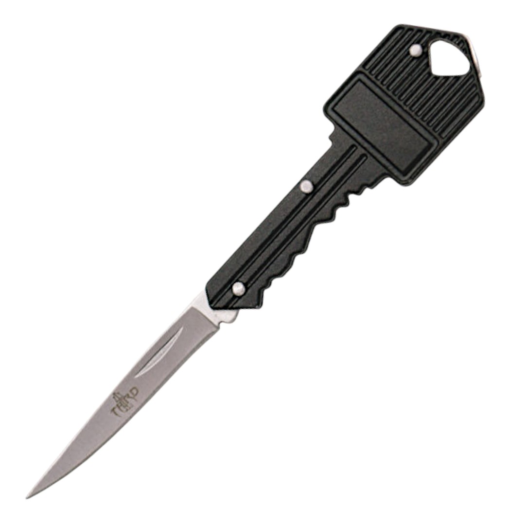 Black key-shaped penknife