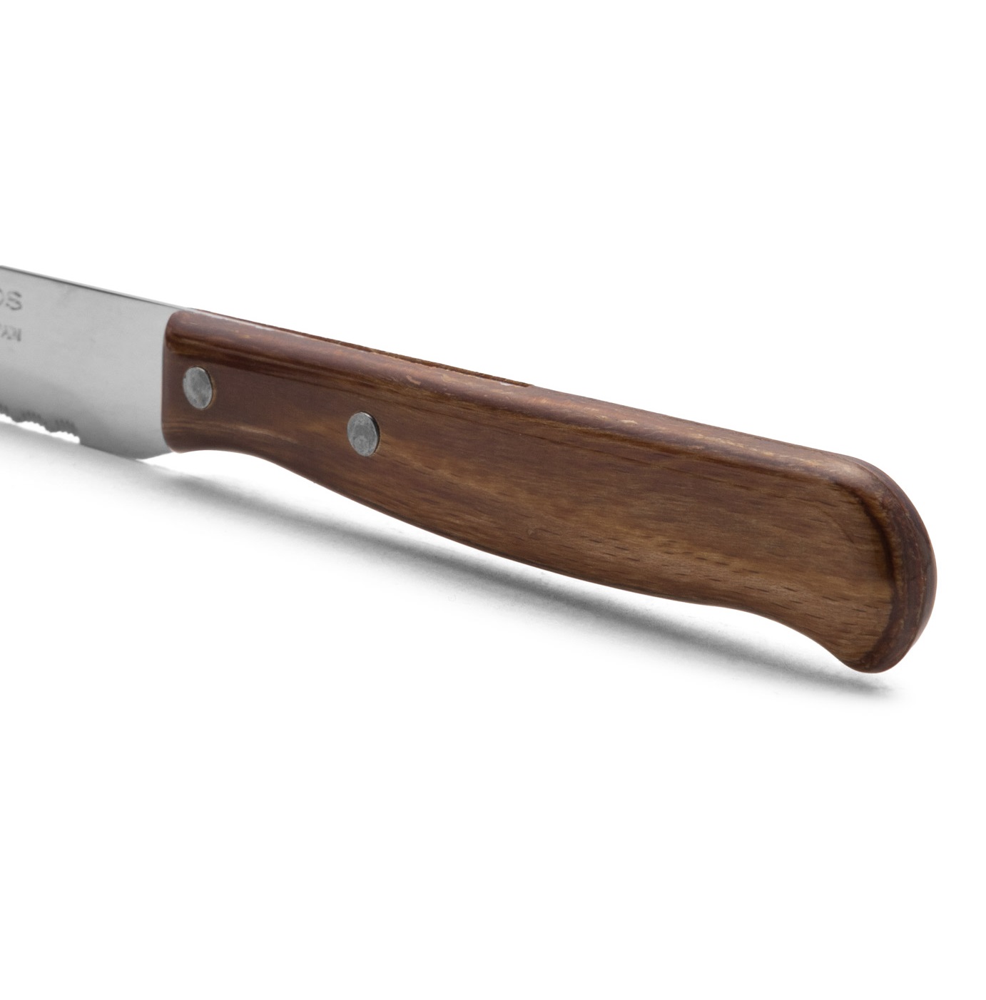 Arcos Latin series steak knife with wooden handle and 105 mm blade blister