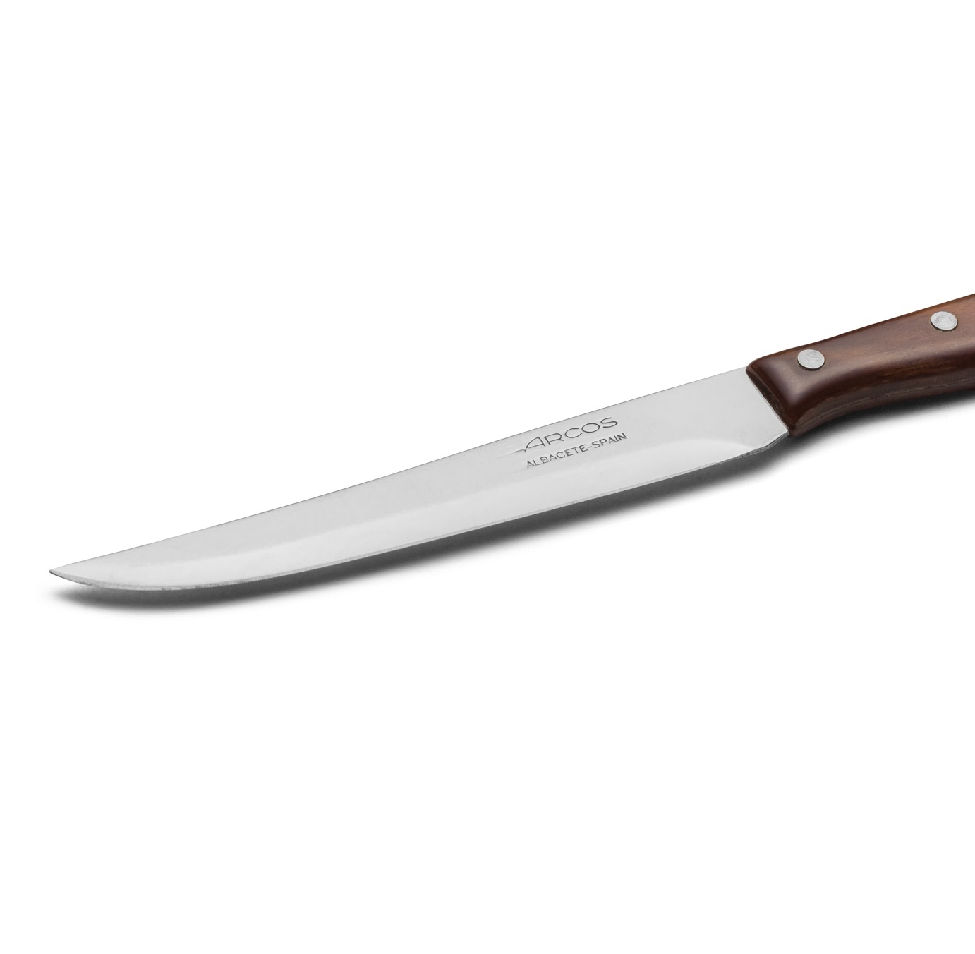12 Arcos Latin series vegetable knives with wooden handles and 105 mm blades