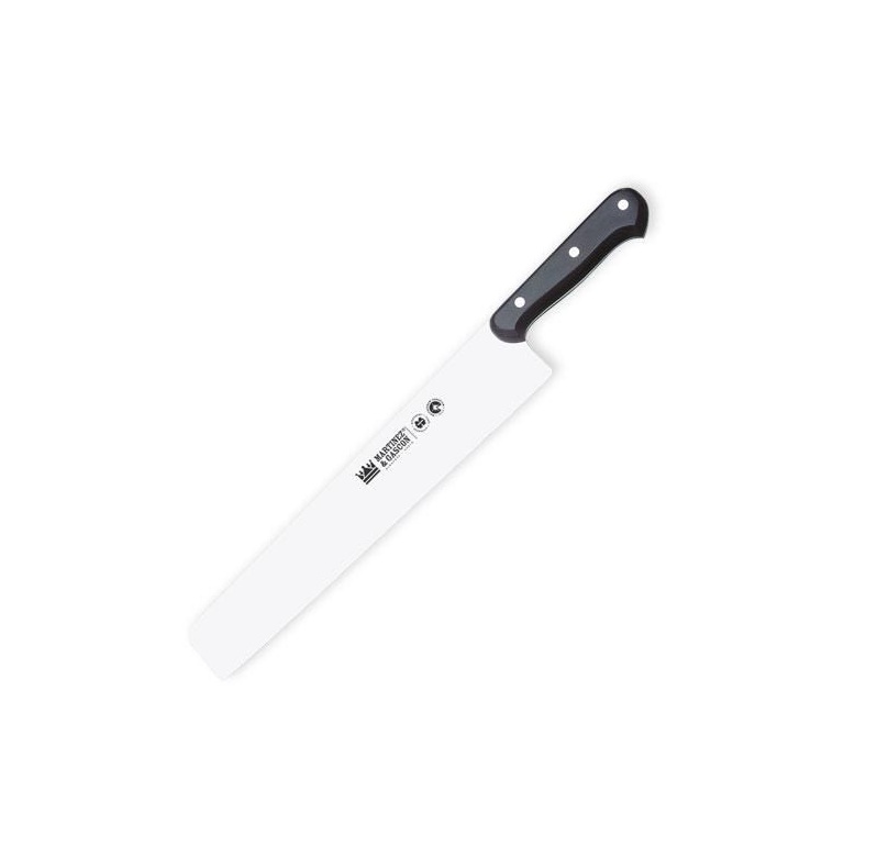 30cm cheese and cold meat knife with straight tip and black polyo...