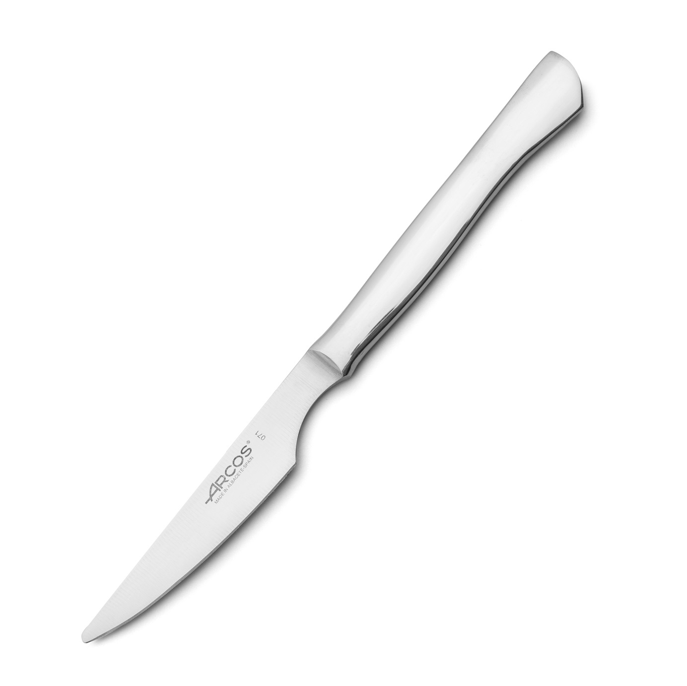 12 Arcos 220mm steak knives, stainless steel with a smooth edge