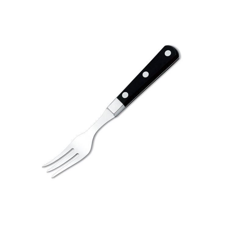 Forged steak fork with black phenolkraft handle Martinez y Gascón