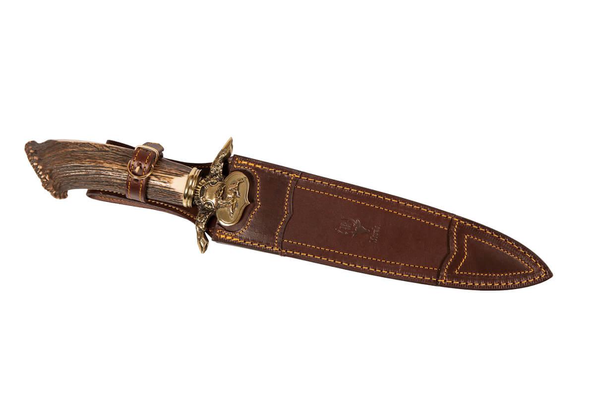 Muela Cervus 26L deluxe knife with decorated brass guard