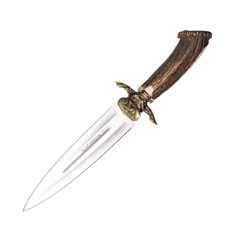 Muela Cervus 26L deluxe knife with decorated brass guard