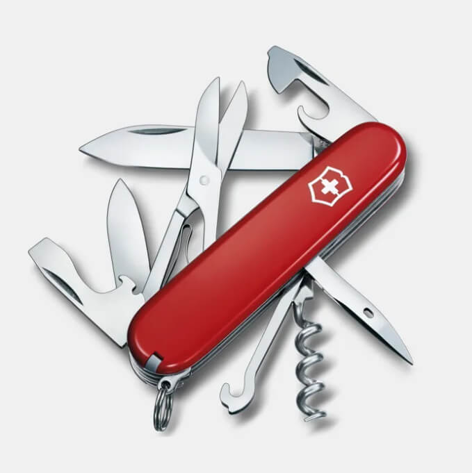 Swiss Army Knife Victorinox Climber Red with 14 functions