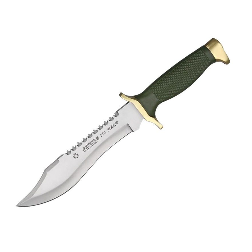 Aitor Oso Blanco Militärmesser 16009 mit grünem Griff