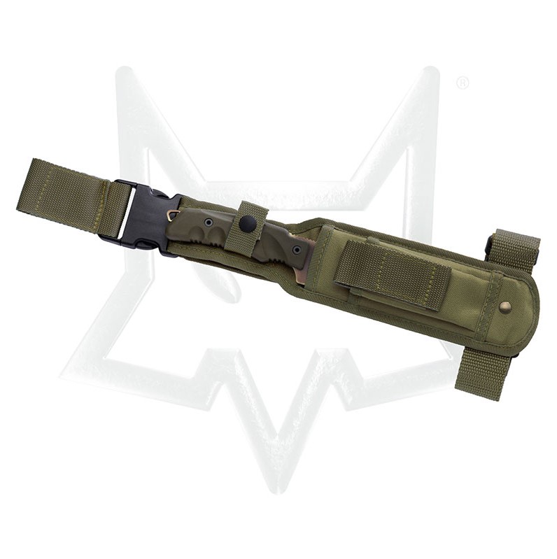 Coltello multiuso da combattimento Fox Military Predator I con lama Tanto da 14 cm FX-P1DC