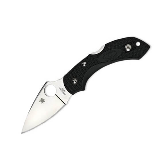 Navaja táctica Spyderco Dragonfly 2 con mango de FRN negro y hoja...