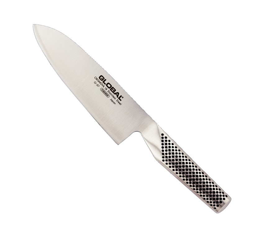 Global G-57 Kochmesser mit 16 cm abgerundeter Klinge