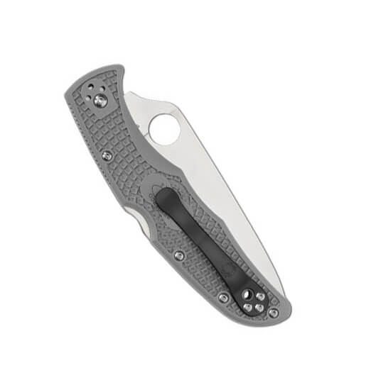 Couteau de poche Spyderco Endura 4 avec lame VG10 et manche FRN gris