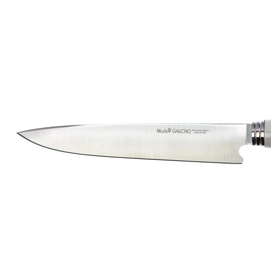 Couteau barbecue Muela Gaucho avec manche en bois de cerf et lame de 20 cm