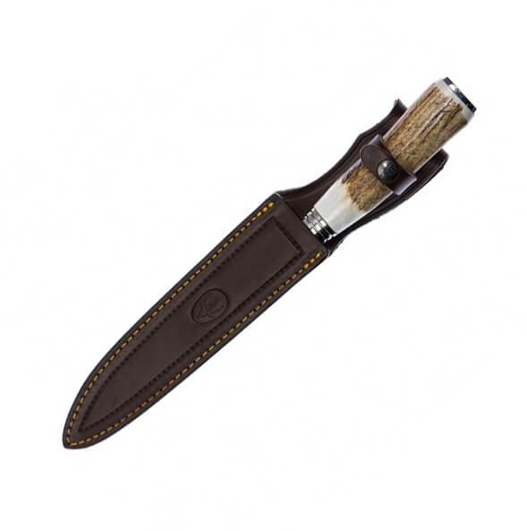 Couteau barbecue Muela Gaucho avec manche en bois de cerf et lame de 20 cm