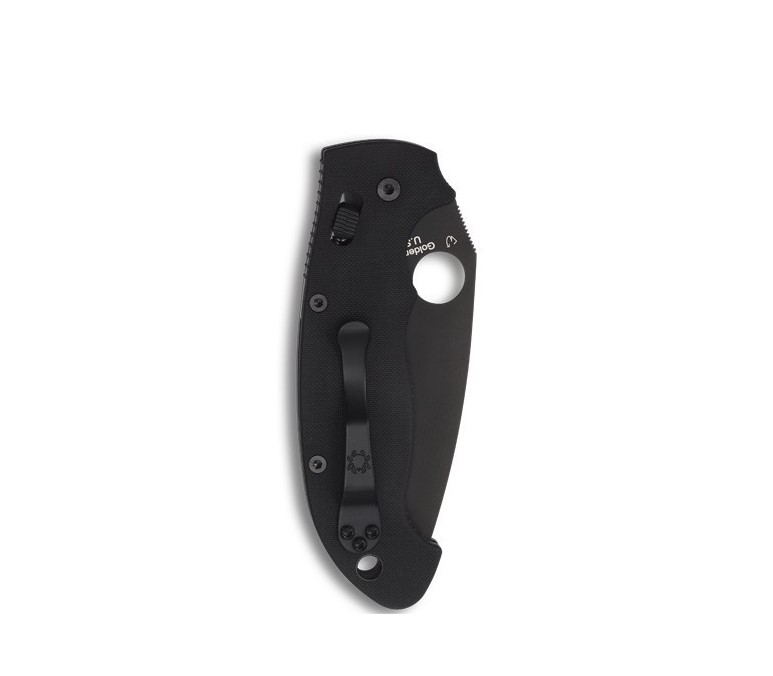 Navaja EDC Spyderco Manix 2 XL con mango de G10 negro y hoja de acero CPM S30V