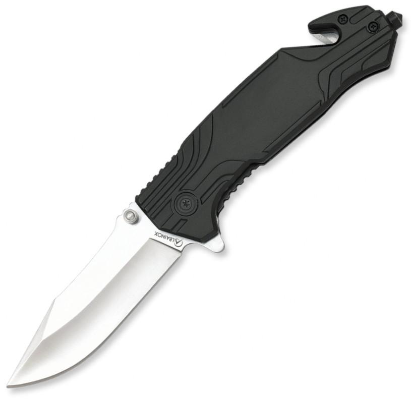Albainox pocket knife with safety belt cutter, glass breaker, lin...