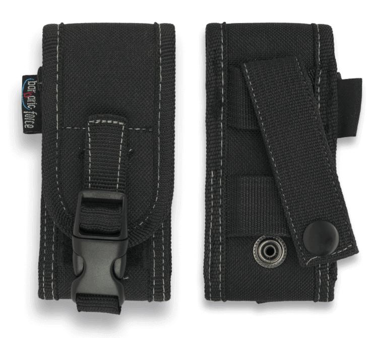 Etui pour couteau de poche avec fermeture à pression et système M...