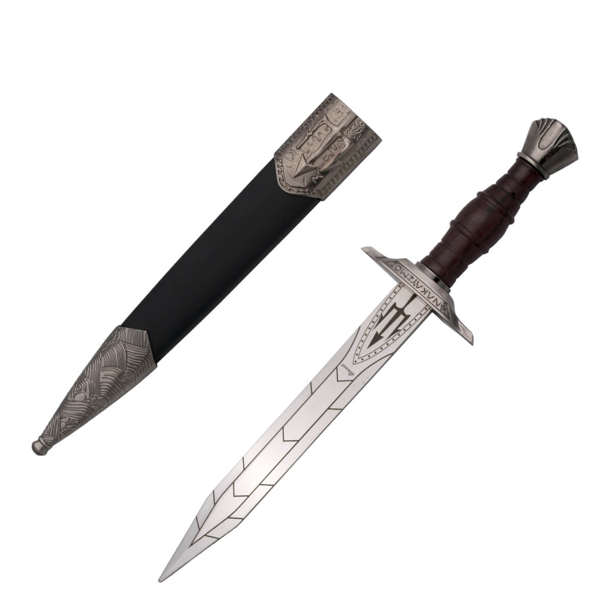 Dagger of Percy Jackson son of Neptune with guard pommel with woo...