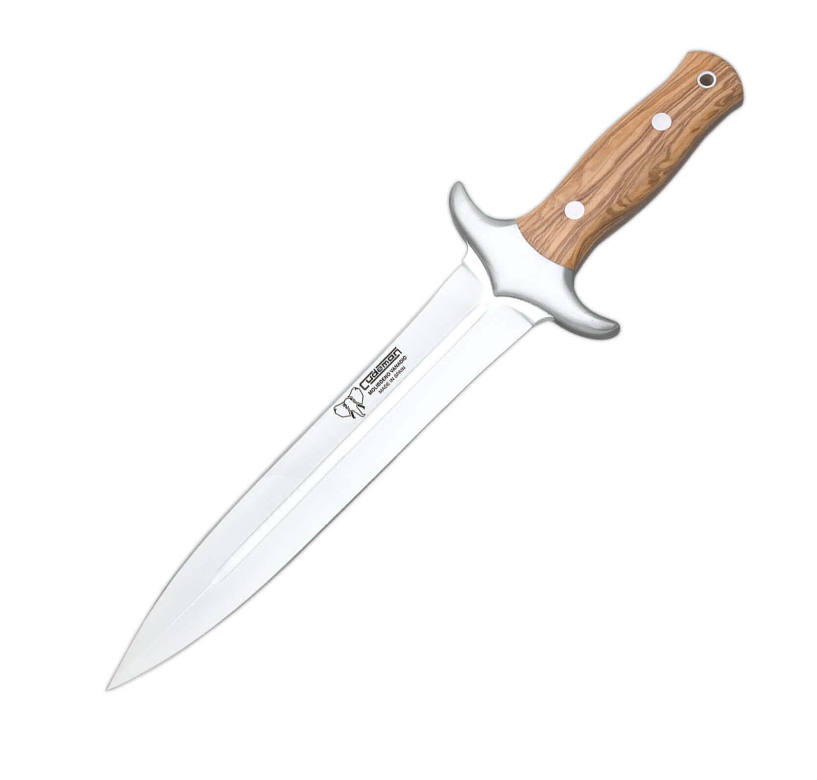Cudeman Jagdmesser. Olivengriff. 22,5 cm Klinge