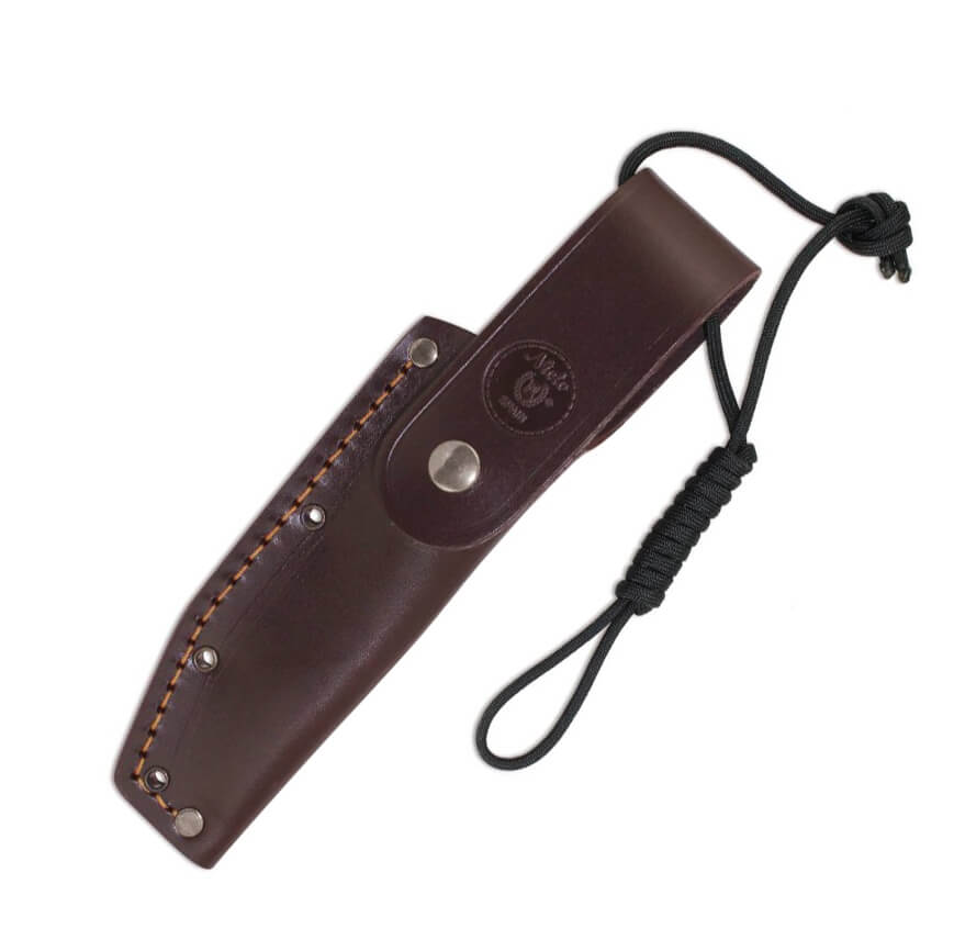 Coltello Nieto Bosque bushcraft con manico in legno grenadilla e lama in acciaio Bohler N695