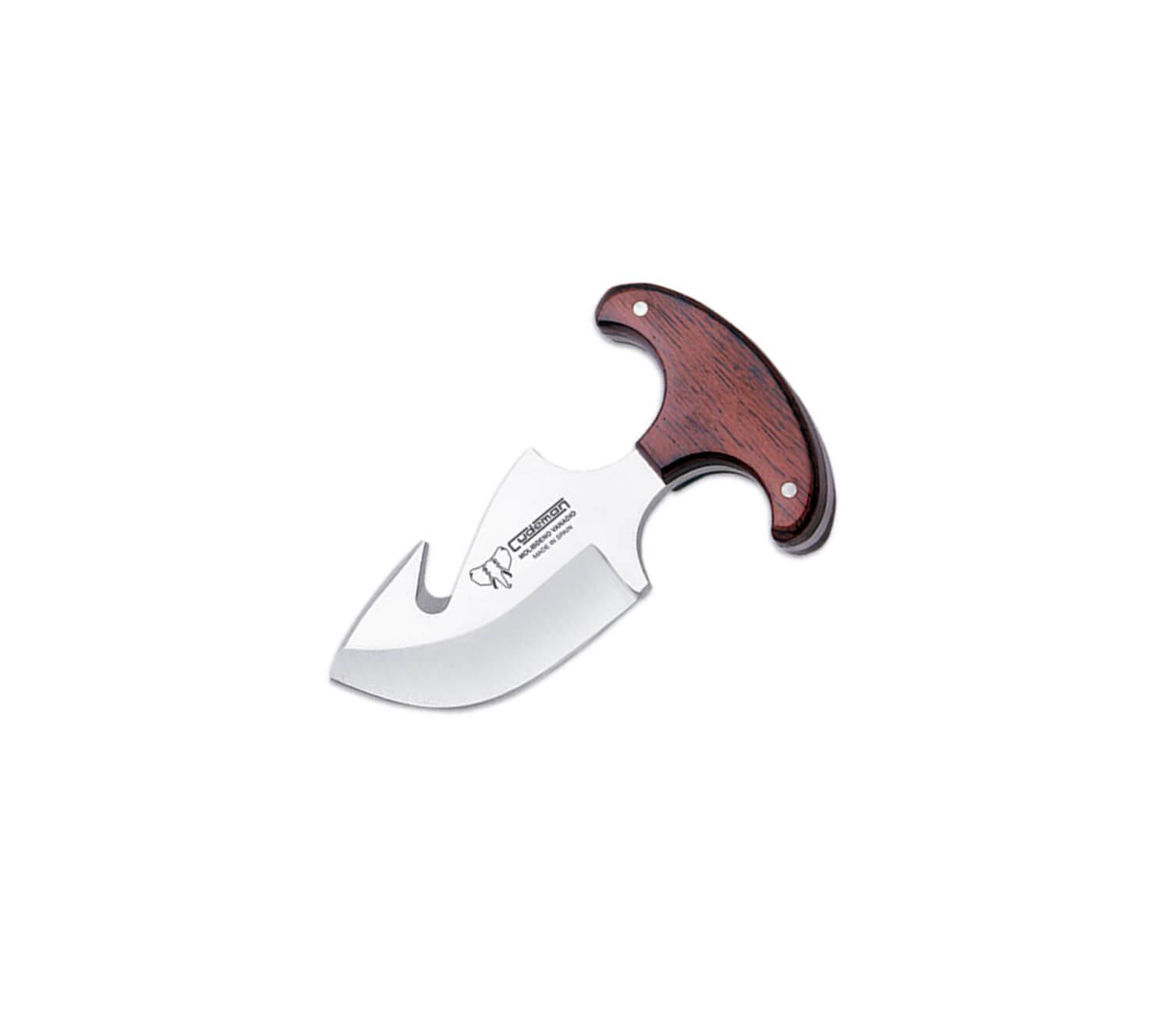 Cudeman Enthäutungsmesser mit Ausdauerholzgriff und 8 cm Klinge