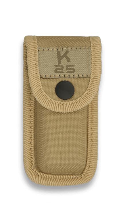 Housse couleur coyote de la marque K25 présentée sous blister