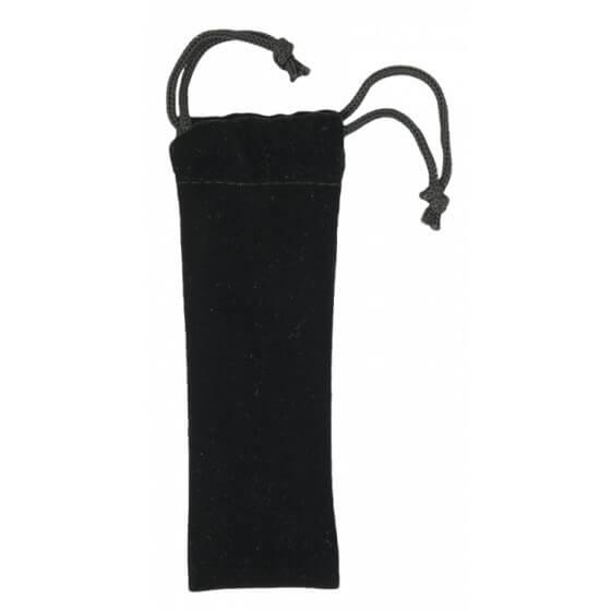 Couverture en velours noir avec cordon et dimensions de 13 x 4,5 ...