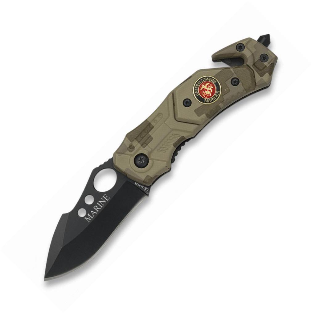 Coltello tascabile di sicurezza Albainox MARINE con punta rompive...