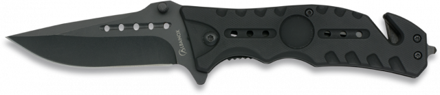 Coltello tascabile tattico con clip, rompivetro, taglia cintura d...