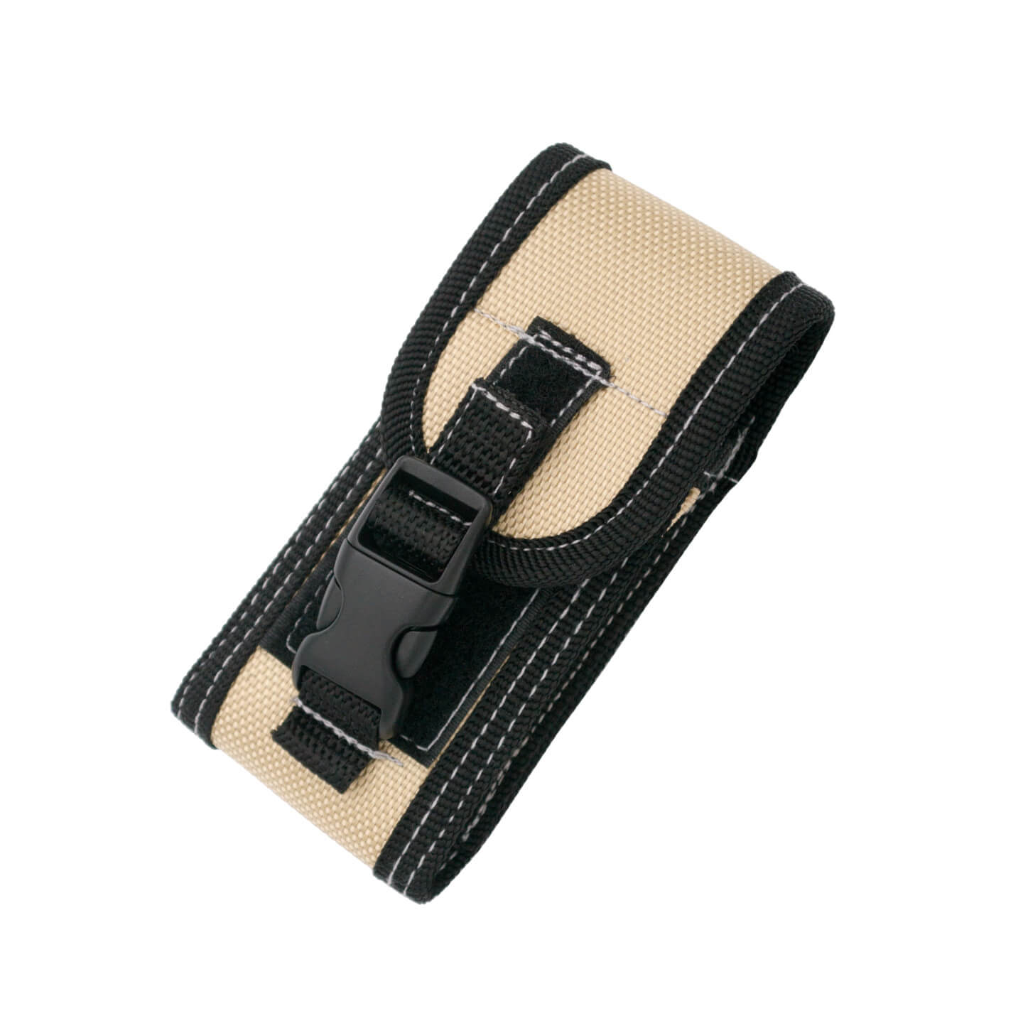 Étui pour couteau de poche réglable en nylon beige et noir P0240T...